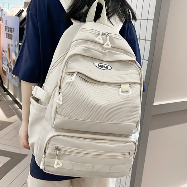 Aesthetic School Backpacks Multi-pocket Big Bookbags for Teenage Girl Boy Student School Bag Women College Preppy Backpacks