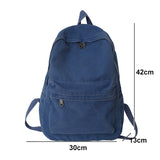 High-capacity Canvas School Backpacks Women Men Bookbags for Girls Boys Cute High School Bags for Teens Women Preppy Backpacks