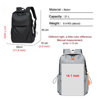 Mens Backpack Lightweight Travel Laptop Bag Male Casual USB  Business Youth Backbag Teenage Bookbags Student Schoolbag