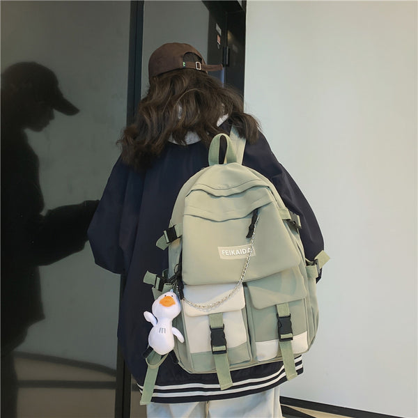 School Bags for High School Students Cool Bookbags for Teenagers Girls Boys School Backpacks Kawaii Preppy College Backpacks