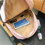 Waterproof Nylon Women Backpack Female Large capacity high schoolbag Korean Vintage girl Shoulder Bags Travel Bag Mochila