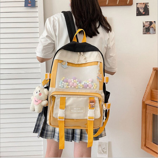 Backpacks for Teenage Girls High School Students Bags Women Waterproof Kawaii Travel Backpack