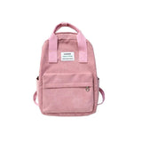 Corduroy Backpacks For Women Mochila Fashion Winter Casual Style Ladies Solid Color Back Pack Female Teen Girls Bag