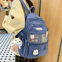 Kawaii Girl College Backpack Schoolbag for Teenage Student Female Bagpack Women Shoulder Bag