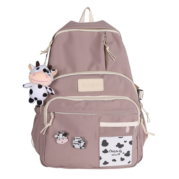 Kawaii Women Backpack  Waterproof BookBag for Teens School Bag Cute Girl Laptop Bagpack Travel Shoulder
