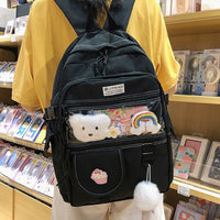 Women Backpack Kawaii Mochila Cute Bookbag for Teenager Girls Waterproof Men Travel Rucksack School Bag