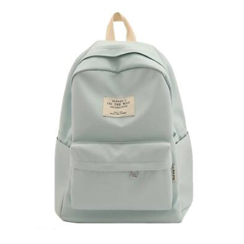 Korean style school backpack for teenager fashion student book bag