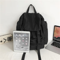 Gothslove Cool Black Backpacks Men Harajuku Large Capacity School Bags Waterproof Nylon Bookbags for Women
